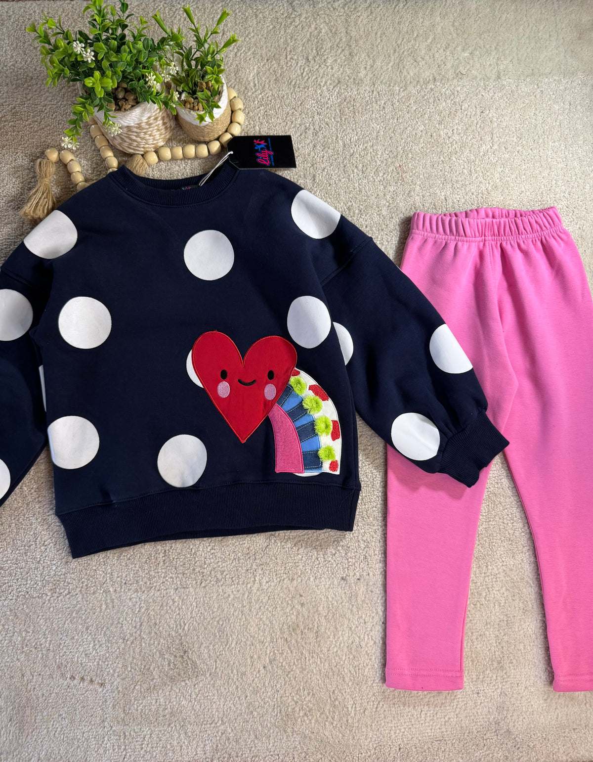 Rainbow Heart Outing Set