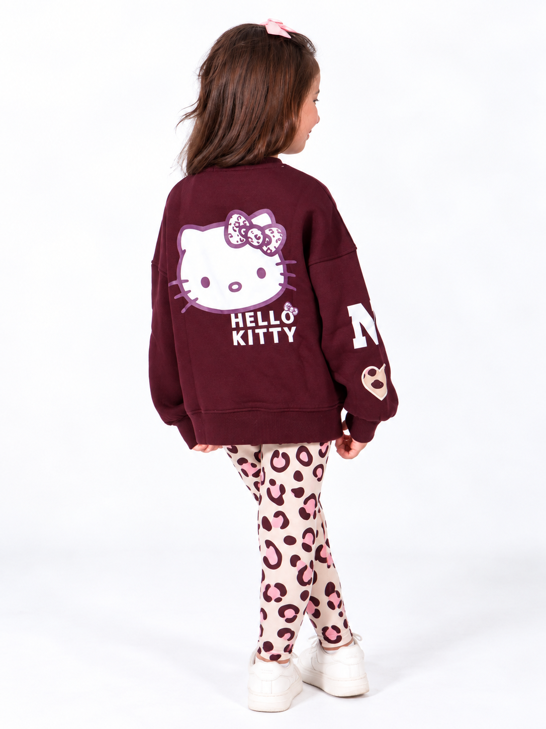 Berry Leopard Outing Set