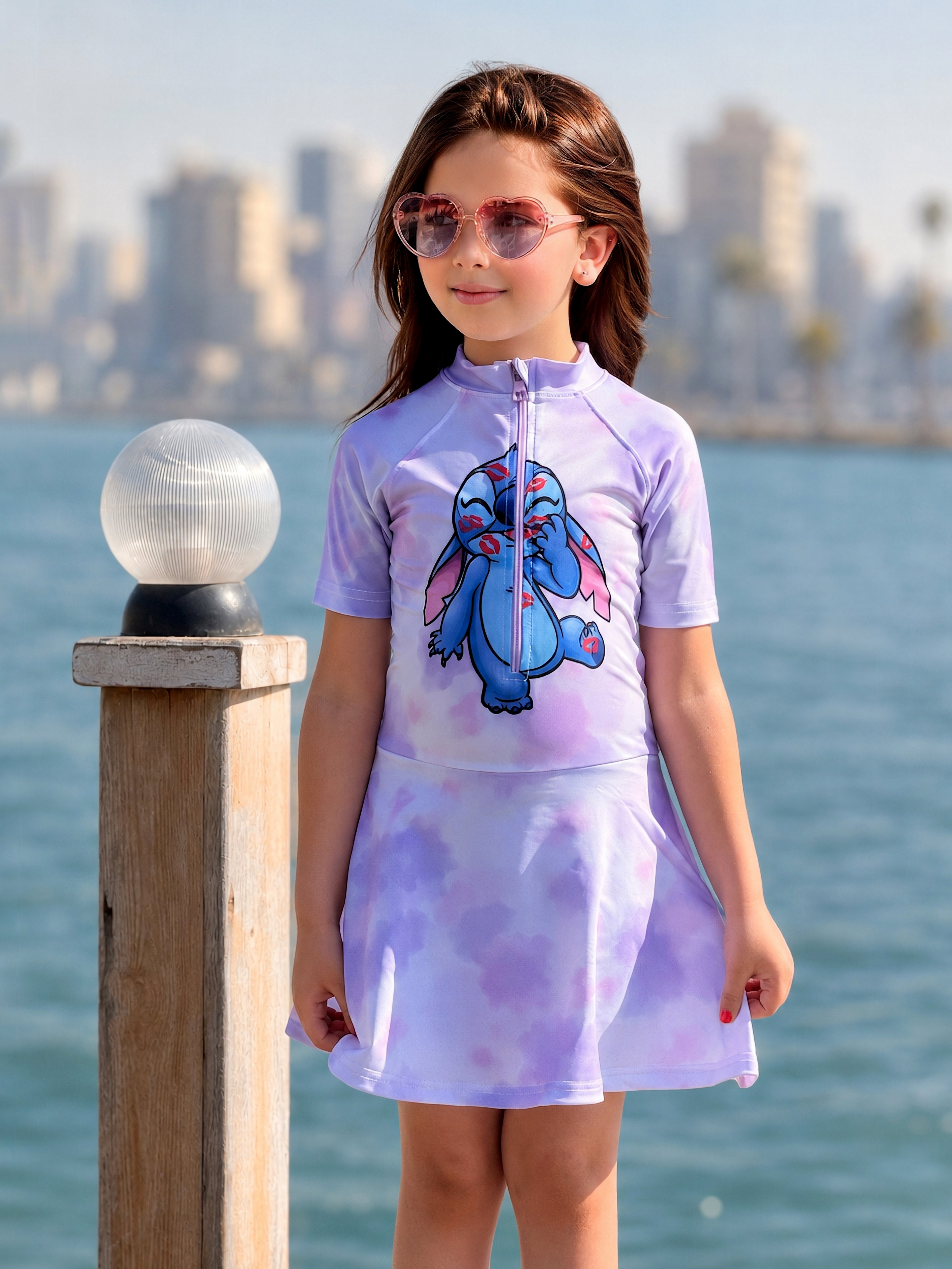 Lavender Ocean Swim Dress