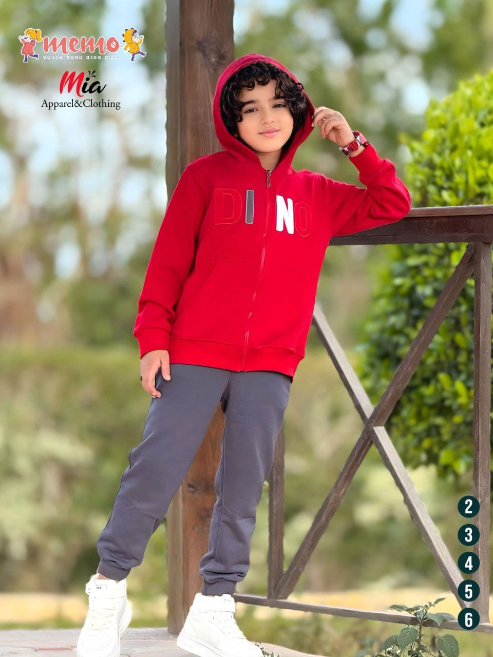 Dino Zip-Up Autumn Set