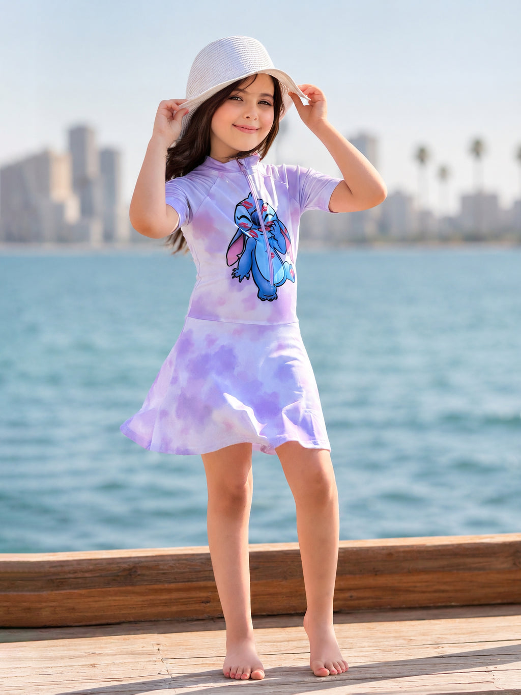 Lavender Ocean Swim Dress