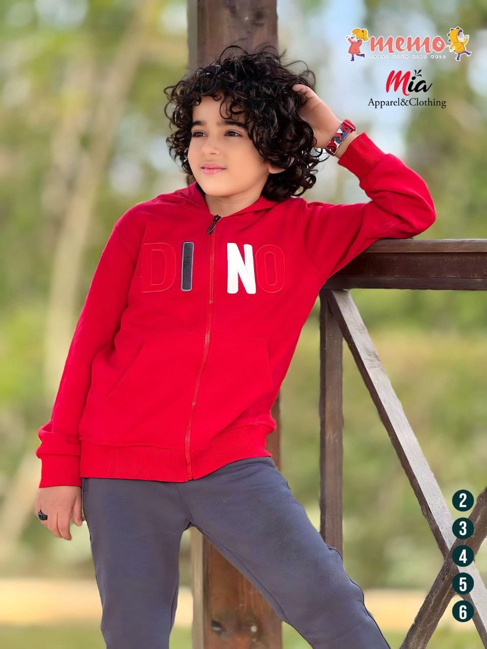 Dino Zip-Up Autumn Set