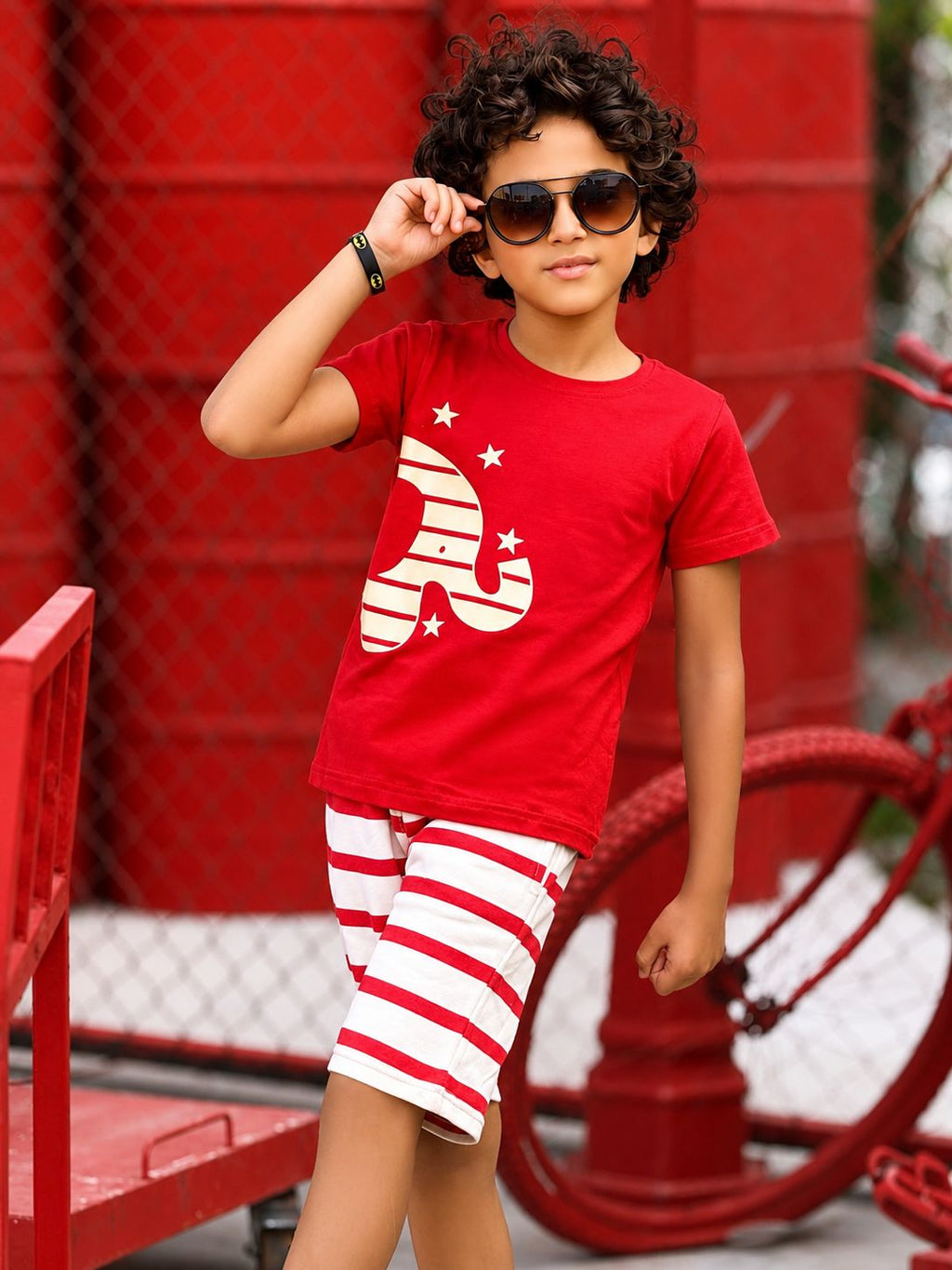 Red Stripes Set